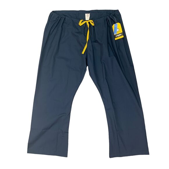 WonderWink Origin Papa Drawstring Scrub Pants Women Mens 3XP Petite Pockets - Picture 1 of 14